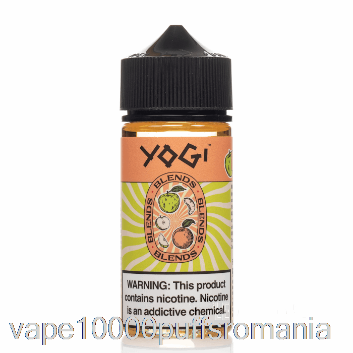 Vape Romania Mere Piersici Gheata - Yogi Blends - 100ml 0mg
